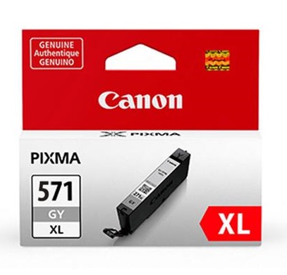 Original Canon CLI-571GYXL High Capacity Grey Ink Cartridge (0335C001)