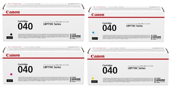 Canon Original 040 Four Colour Toner Cartridge Multipack (Black/Cyan/Magenta/Yellow)