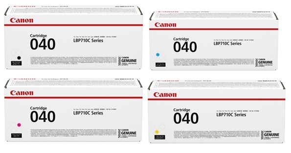 Original Canon 040 Four Colour Toner Cartridge Multipack