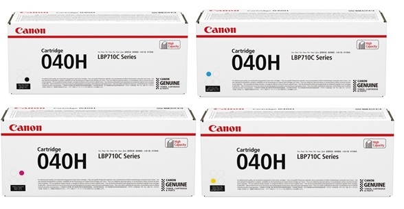 Canon Original 040H Four Colour Toner Cartridge Multipack (Black/Cyan/Magenta/Yellow)