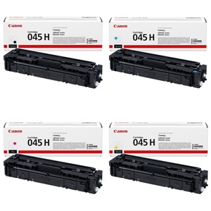 Original Canon 045H 4 Colour High Capacity Toner Cartridge Multipack (1246C002/1245C002/1244C002/1243C002)