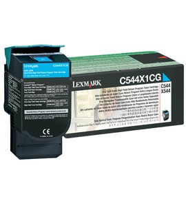 Original Lexmark 0C544X1CG Cyan Toner Cartridge