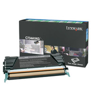 Original Lexmark 0C734A1KG Black Toner Cartridge