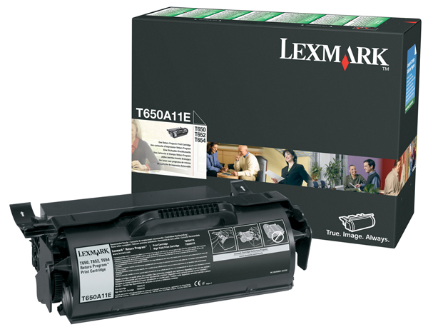 Original Lexmark 0T650A11E Black toner Cartridge