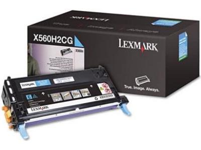 Original Lexmark 0X560H2CG Cyan Toner Cartridge