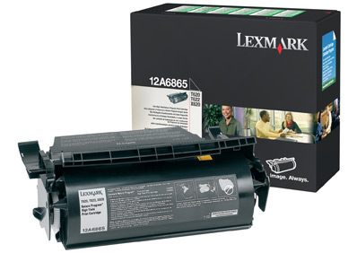 Original Lexmark 12A6865 Black Toner Cartridge