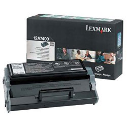 Original Lexmark 12A7400 Black Toner Cartridge