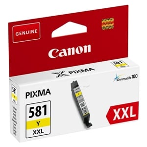 Canon Original CLI-581YXXL Yellow Extra High Capacity Inkjet Cartridge - (1997C001)