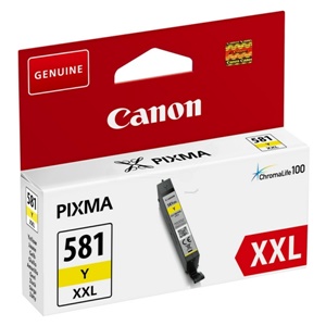 Original Canon CLI-581YXXL Yellow Extra High Capacity Inkjet Cartridge - (1997C001)