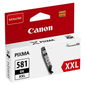Original Canon CLI-581BKXXL Black Extra High Capacity Inkjet Cartridge - (1998C001)