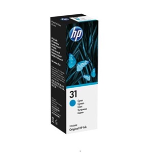 HP Original 31 Cyan Ink Bottle - (1VU26AE)