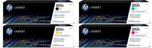 HP Original 203X 4 Colour High Capacity Toner Cartridge Multipack - (Black/Cyan/Magenta/Yellow)