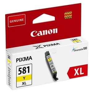 Original Canon CLI-581YXL Yellow High Capacity Inkjet Cartridge - (2051C001)