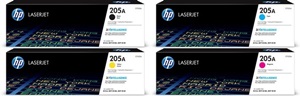 Original HP 205A 4 Colour Toner Cartridge Multipack - (Black/Cyan/Magenta/Yellow)