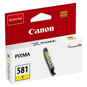 Original Canon CLI-581Y Yellow Inkjet Cartridge - (2105C001)