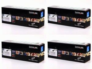 Lexmark Original 24B55 4 Colour Toner Cartridge Multipack - (Black/Cyan/Magenta/Yellow)