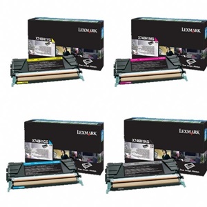 Lexmark Original 24B57 4 Colour Toner Cartridge Multipack - (Black/Cyan/Magenta/Yellow)