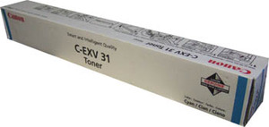 Original Canon C-EXV31 Cyan Toner Cartridge (2796B002AA)