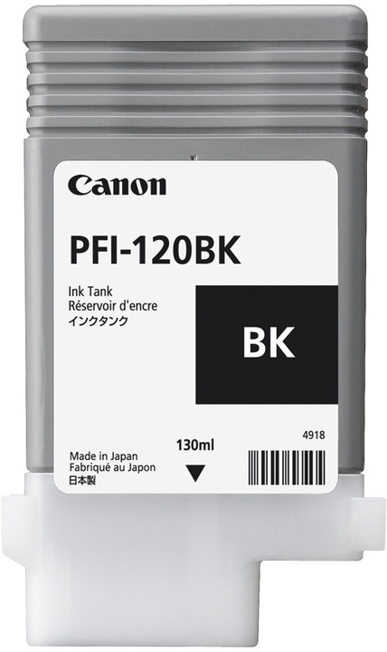 Canon Original PFI120BK Black Inkjet Cartridge 2885C001