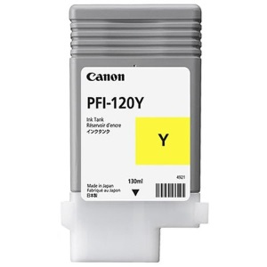 Original Canon PFI120Y Yellow Inkjet Cartridge 2888C001