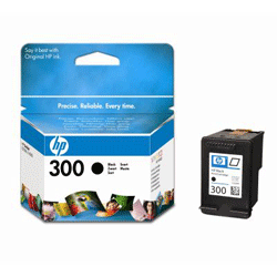 Original HP 300 Black Ink cartridge  (CC640EE )