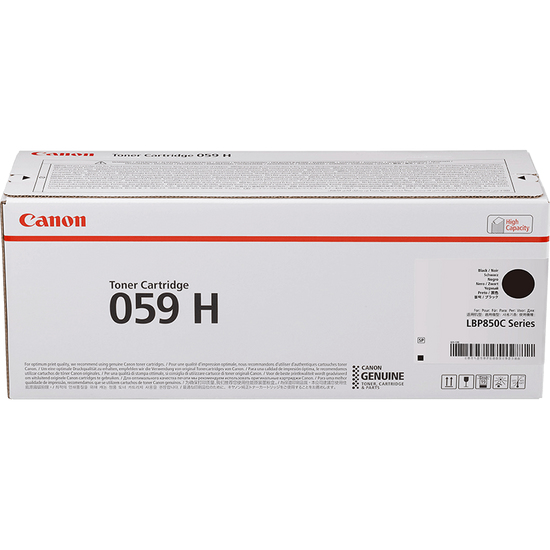 Canon Original 059H Black Toner Cartridge 3627C001