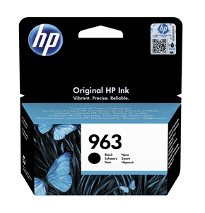 HP Original 963 Black Inkjet Cartridge - (3JA26AE)