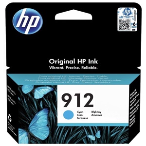 HP Original 912 Cyan Inkjet Cartridge - (3YL77AE)