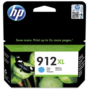 Original HP 912XL Cyan High Capacity Inkjet Cartridge - (3YL81AE)