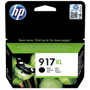 HP Original 917XL Black High Capacity Inkjet Cartridge - (3YL85AE)