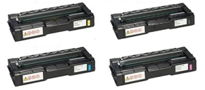 Original Ricoh 40754 Four Cartridge Toner Multipack (407543/4/5/6)