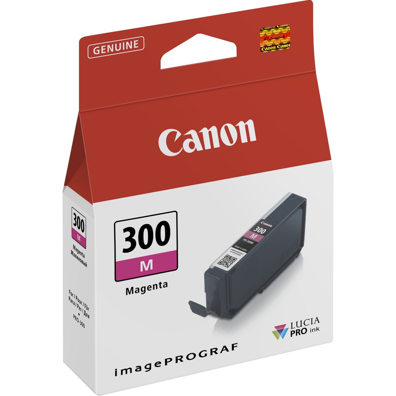 Canon Original PFI300M Magenta Inkjet Cartridge 4195C001