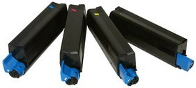 Compatible OKI 4196300 a Set of 4 Toner Cartridge Multipack (Black,Cyan,magenta,Yellow)