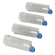 Original Oki 4338190 Toner Cartridge Multipack (43324408/43381907/43381906/43381905)