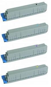 Compatible OKI 434877 Toner Cartridge Multipack (43487712/11/10/09)