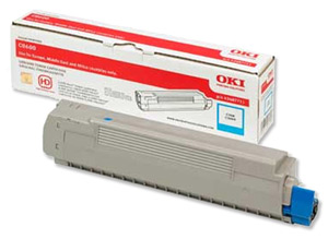 Original OKI 43487711 Cyan Toner Cartridge