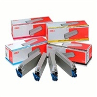 Original OKI 43698501 a set of 4 cartridges Rainbow Pack