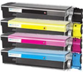 Compatible OKI 4387230 a Set Of 4 Toner Cartridges (Black,Cyan,Magenta,Yellow)