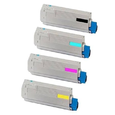 Compatible Oki 4464300 Toner Cartridge Multipack (44643004/44643003/44643002/44643001)