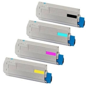 Compatible Oki 4484461 Toner Cartridge Multipack - (44844613/4/5/6)