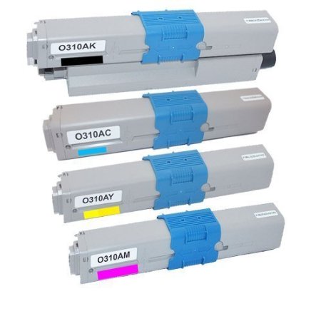 Compatible Oki 4497353 Toner Cartridge Multipack (44973536/5/4/3)