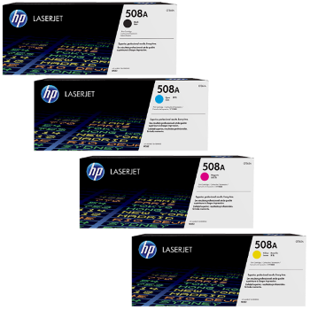 Original HP 508A Toner Cartridge Multipack (Black/Cyan/Magenta/Yellow)