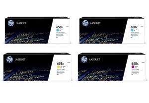 Original HP 658X 4 Colour High Capacity Toner Cartridge Multipack - (W2000X/1X/2X/3X)