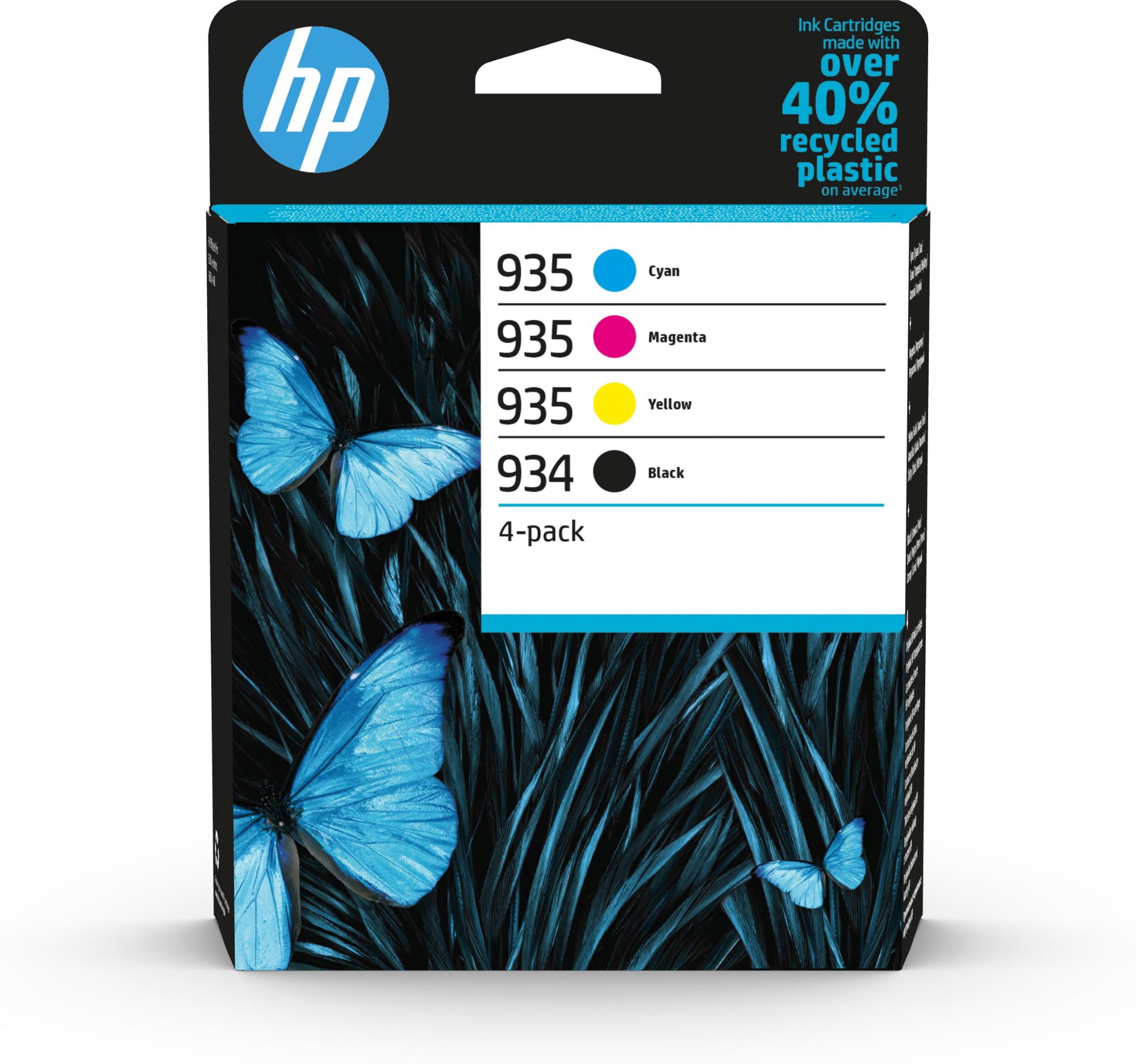 Original HP 934/935 Combo Pack Of 4 Ink Cartridges (Black/Cyan/Magenta/Yellow)