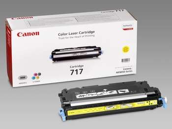 Original Canon 717Y Yellow Toner Cartridge (2575B002AA)