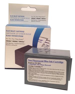 Compatible Pitney Bowes 765-9BN Blue Franking Cartridge