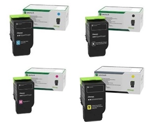 Original Lexmark 78C2X 4 Colour Extra High Capacity Toner Cartridge Multipack - (78C2XK0/C0/M0/Y0)