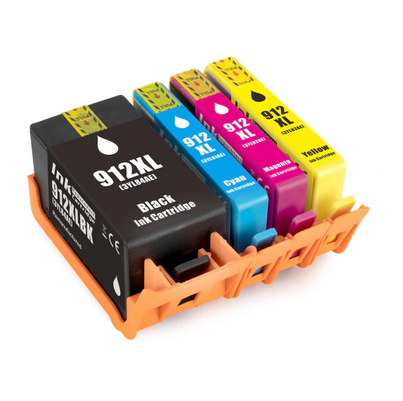 Compatible HP 912XL Set of 4 Ink Cartridges Black/Cyan/Magenta/Yellow