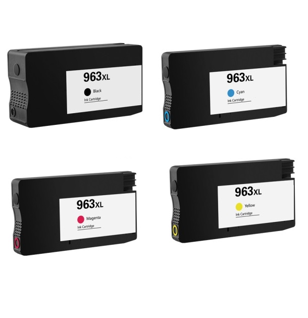 Original HP 963 Combo Pack Of 4 Ink Cartridges 6ZC70AE