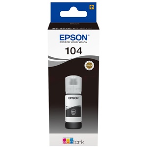 Epson Original 104 Black Ecotank Ink Bottle - (C13T00P140)